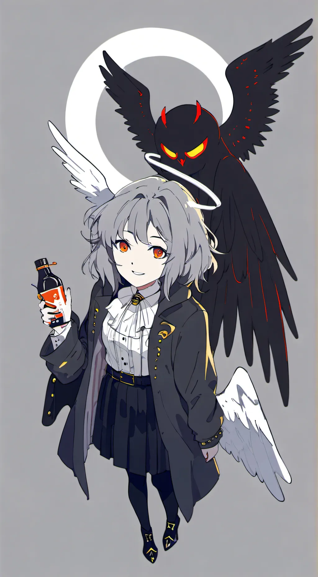 ai character: Angelic survive background