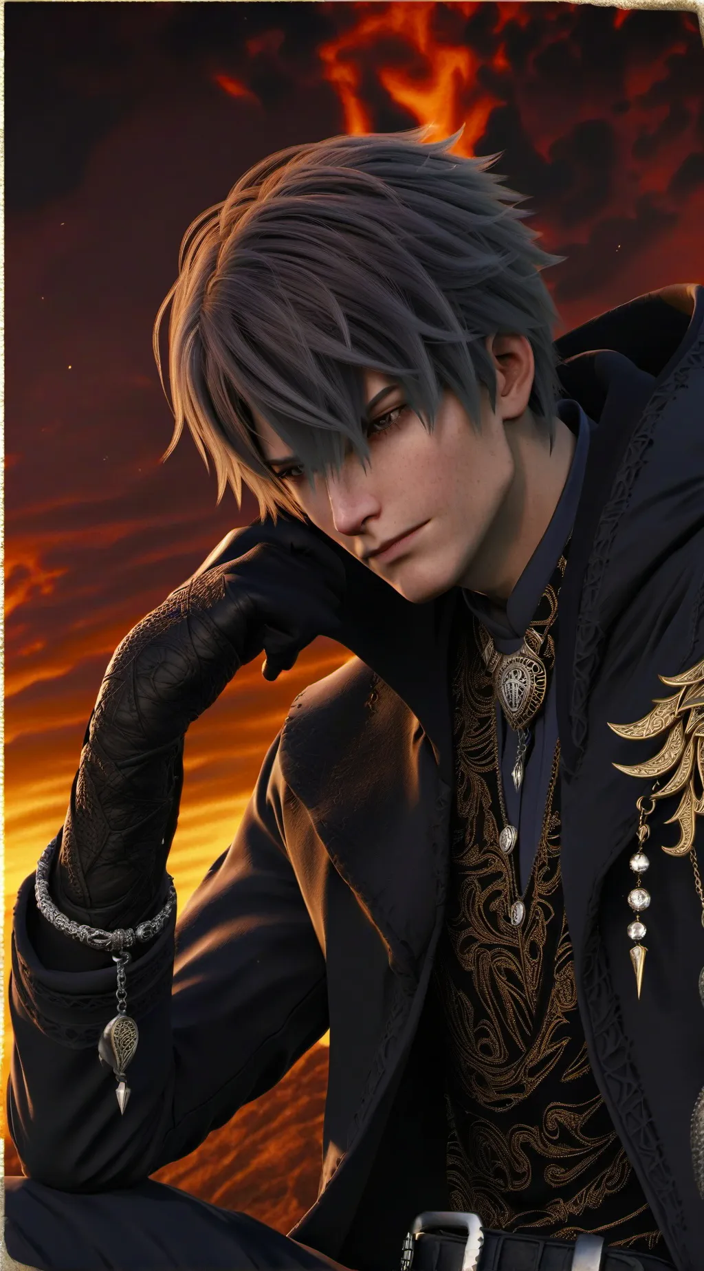 ai character: Leo  background