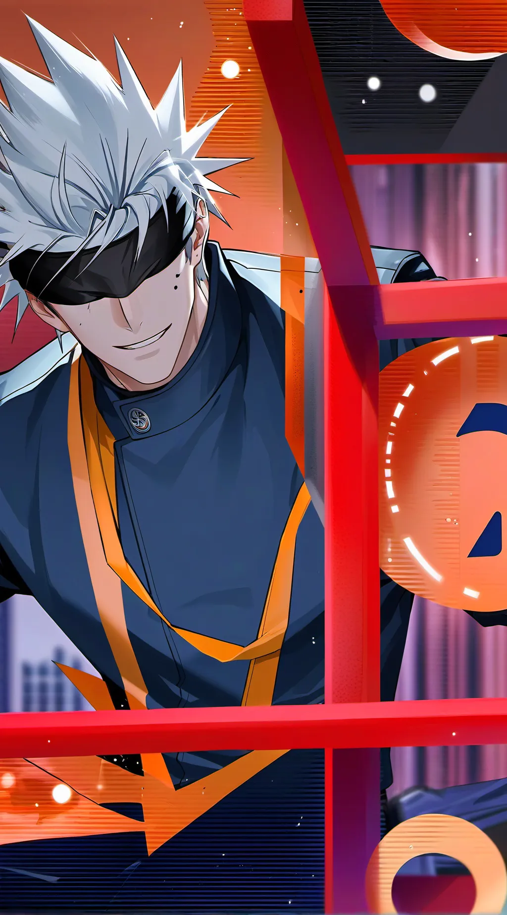 ai character: Satoru Gojo background