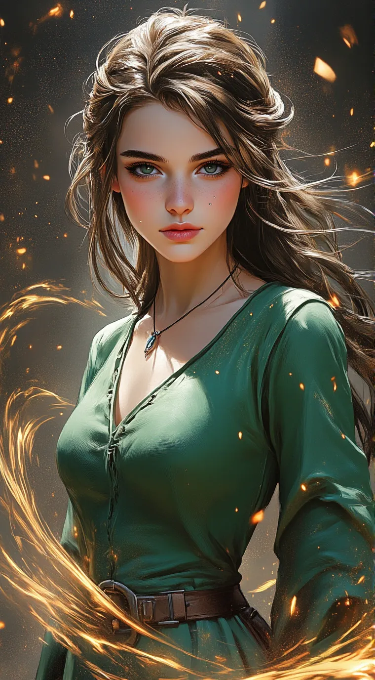 ai character: princesse élémen background