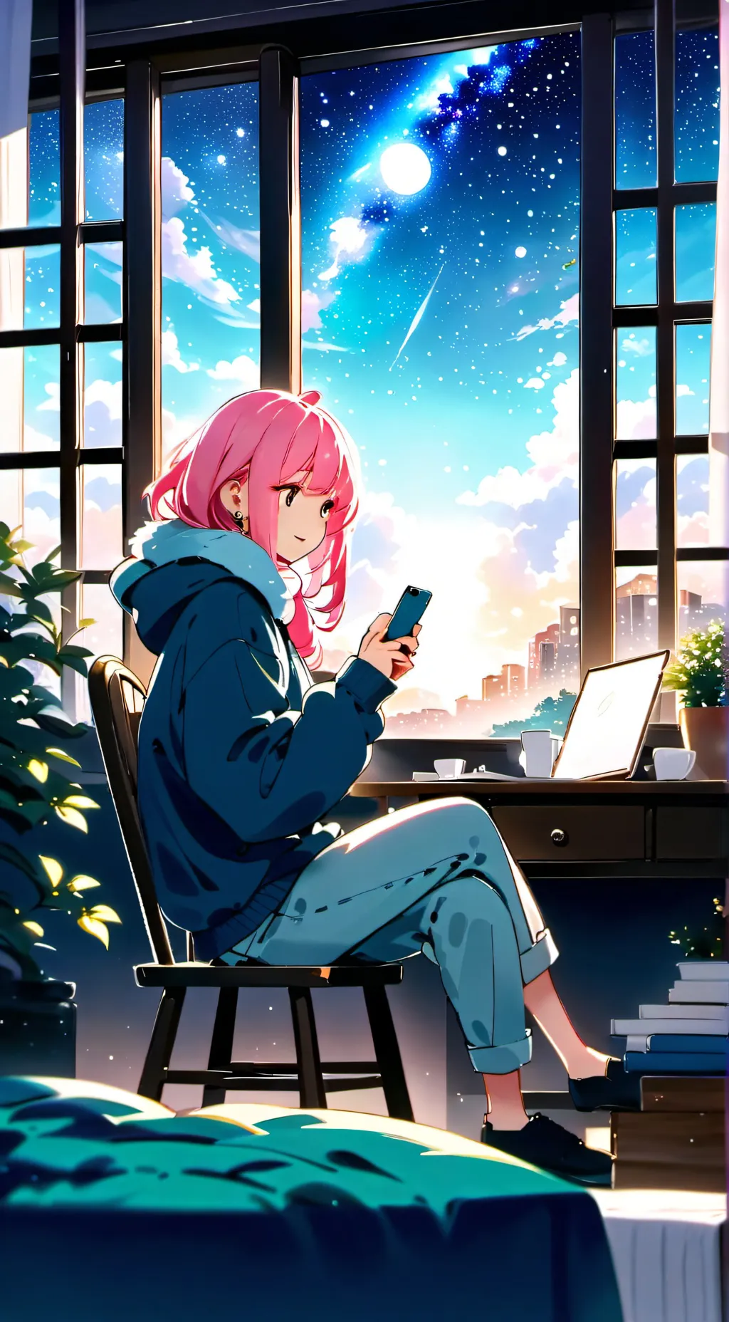 ai character: Ercias View background