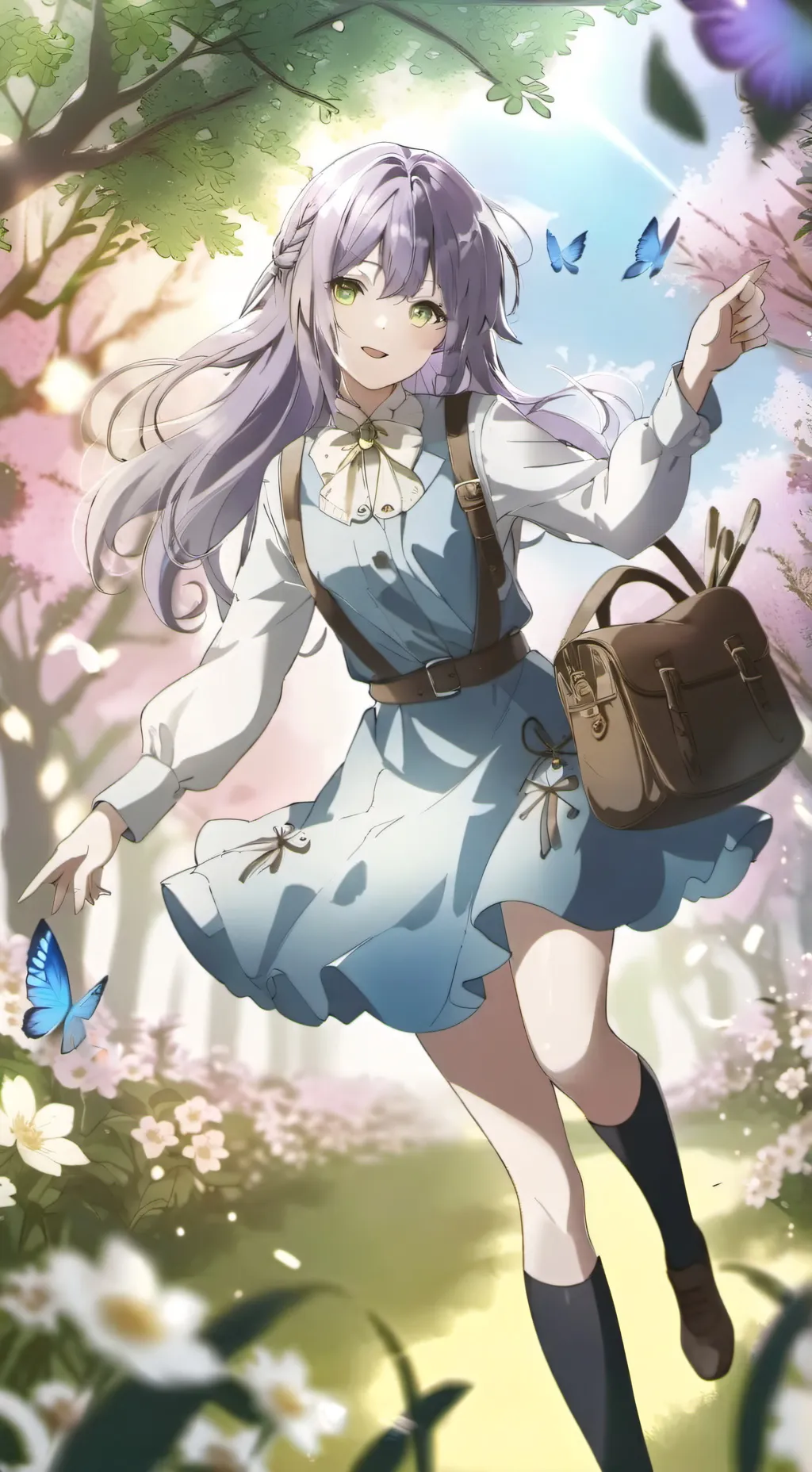 ai character: Magic School🌺 background