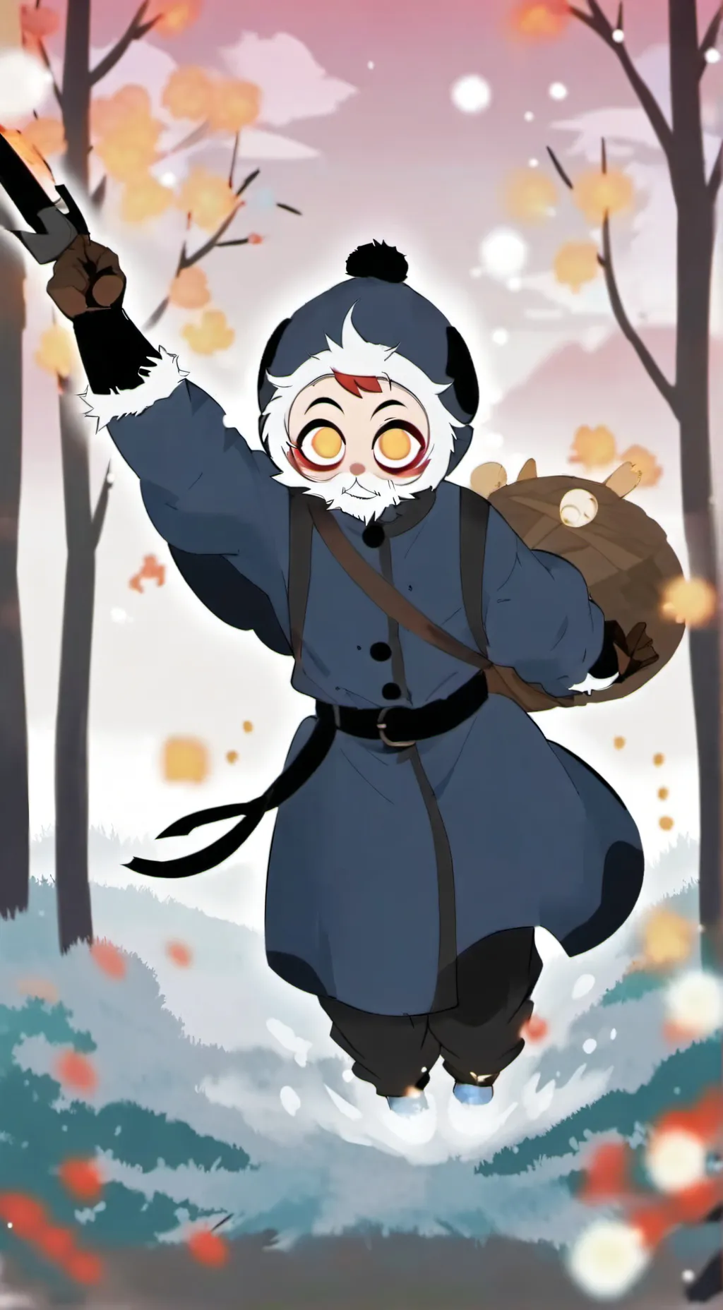 ai character: deku contra kaccha background