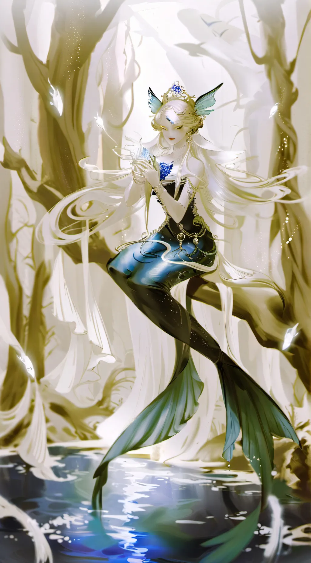 ai character: ✨🪽🥀 Lily🥀🪽✨ background