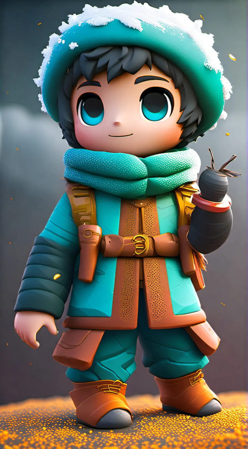 ai character: deku   y mhbn background