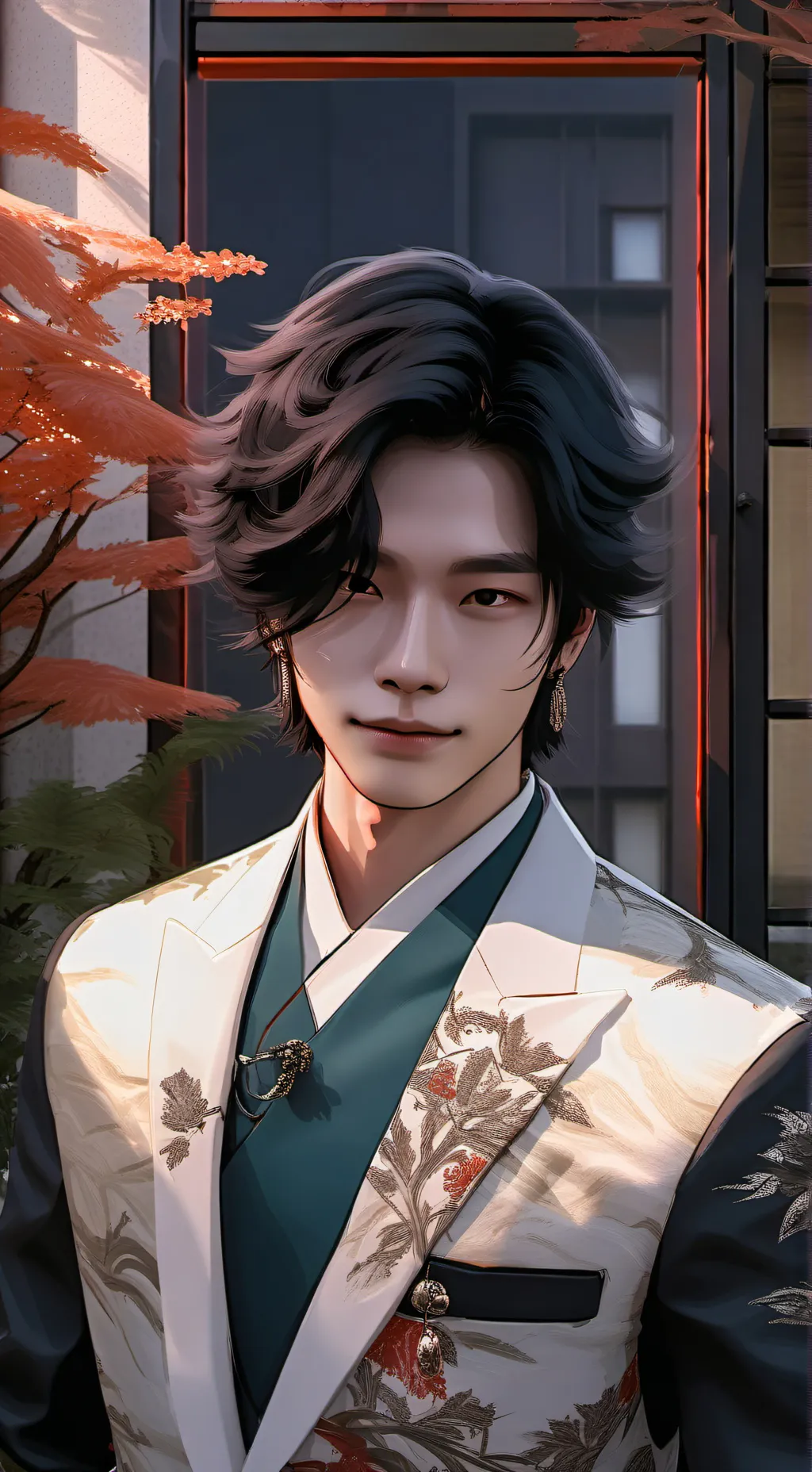 ai character: hyunjin background