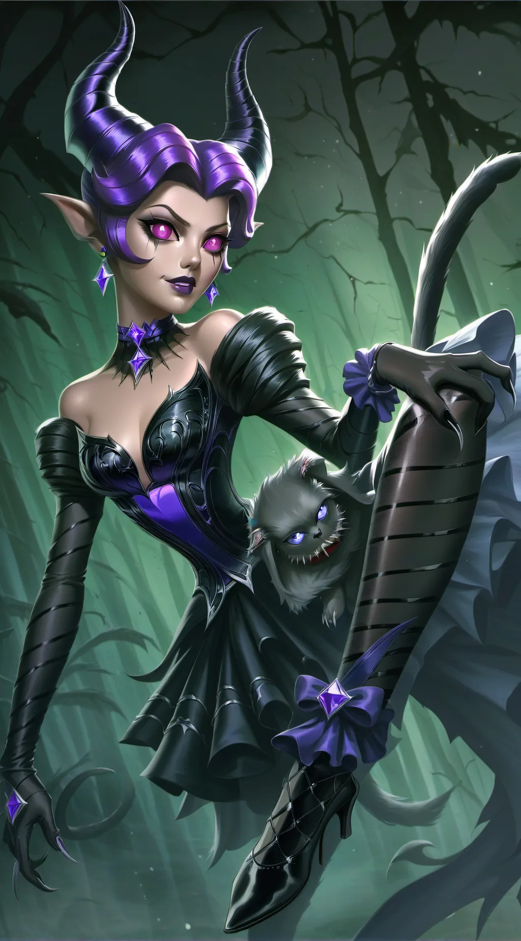 ai character: Demon master background