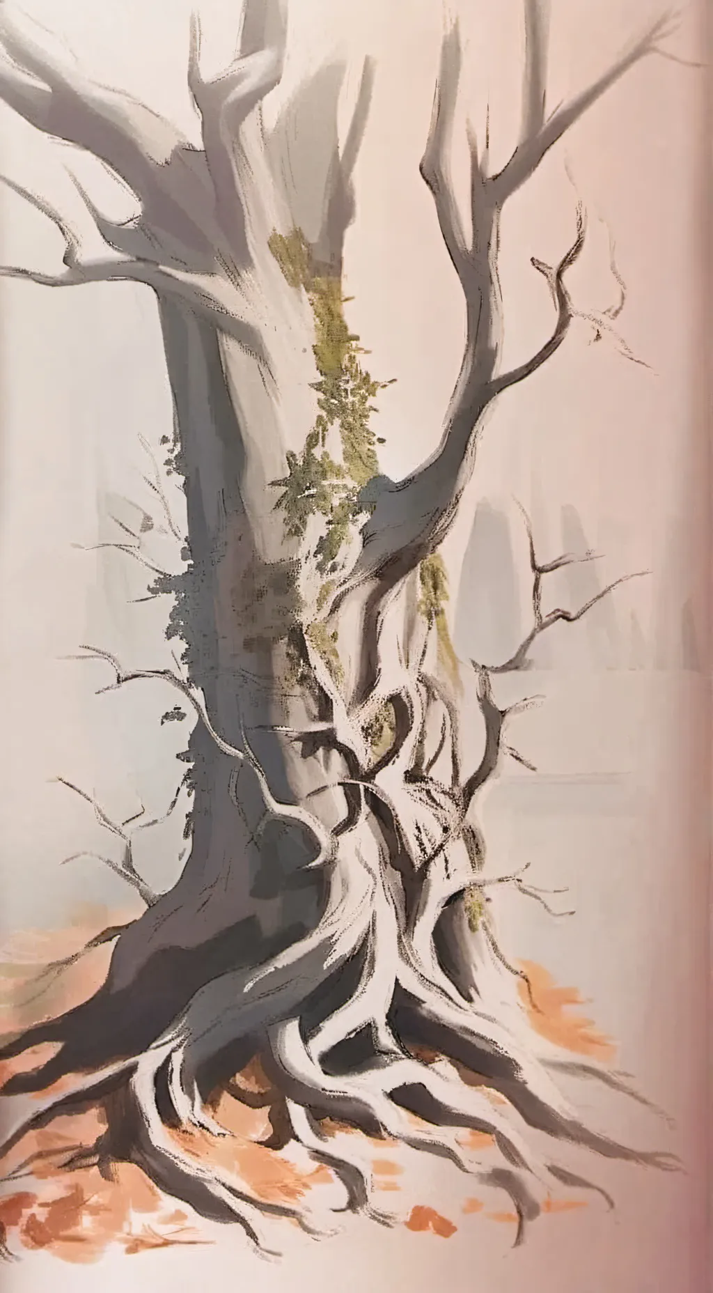 ai character: Vines background