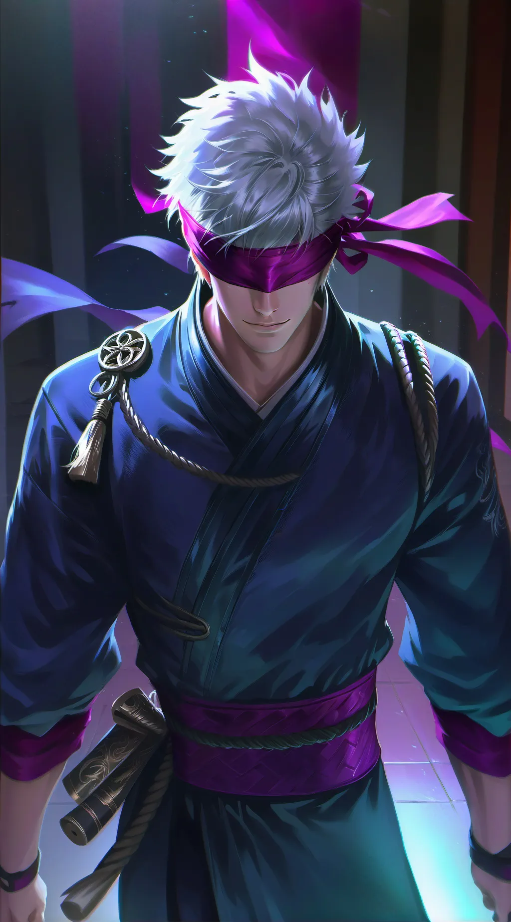 ai character: Satoru Gojo background