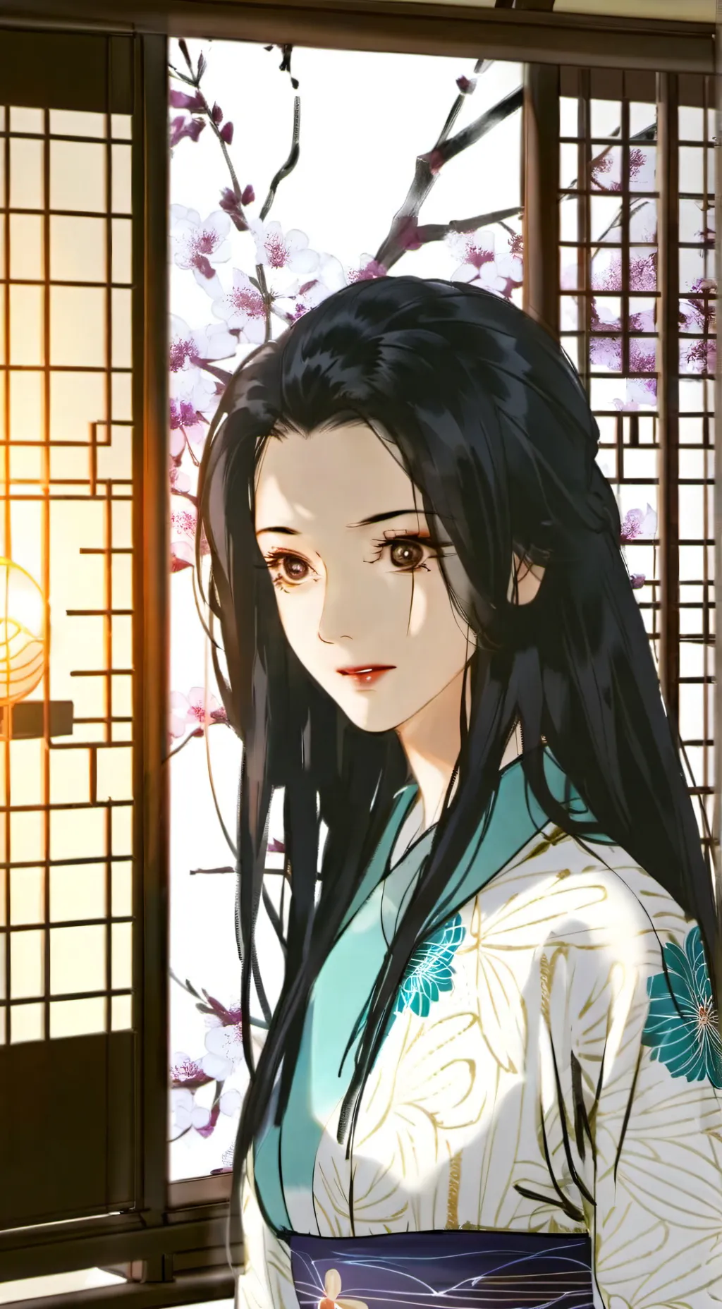 ai character: Kuchisake background