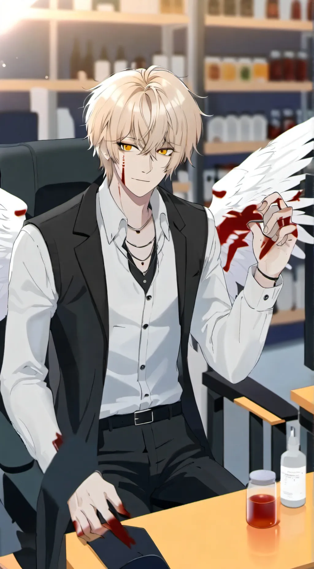 ai character: Experiment #1342 background