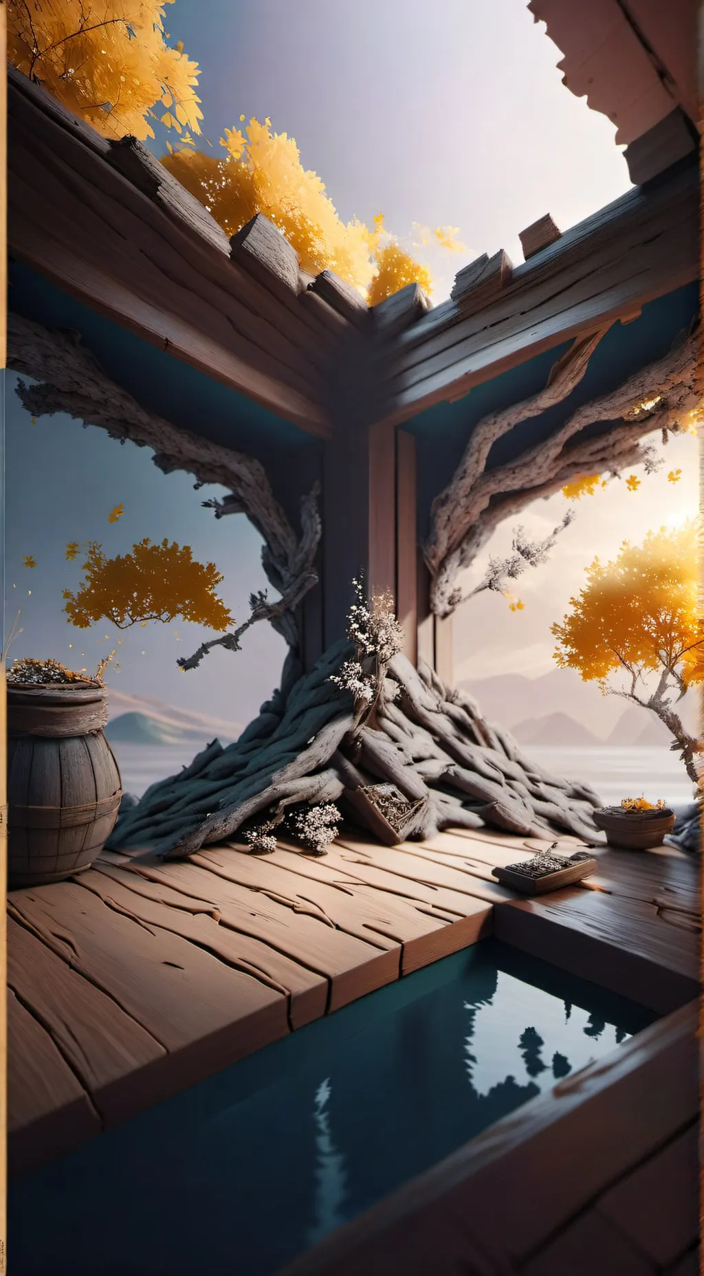 ai character: red soft love background