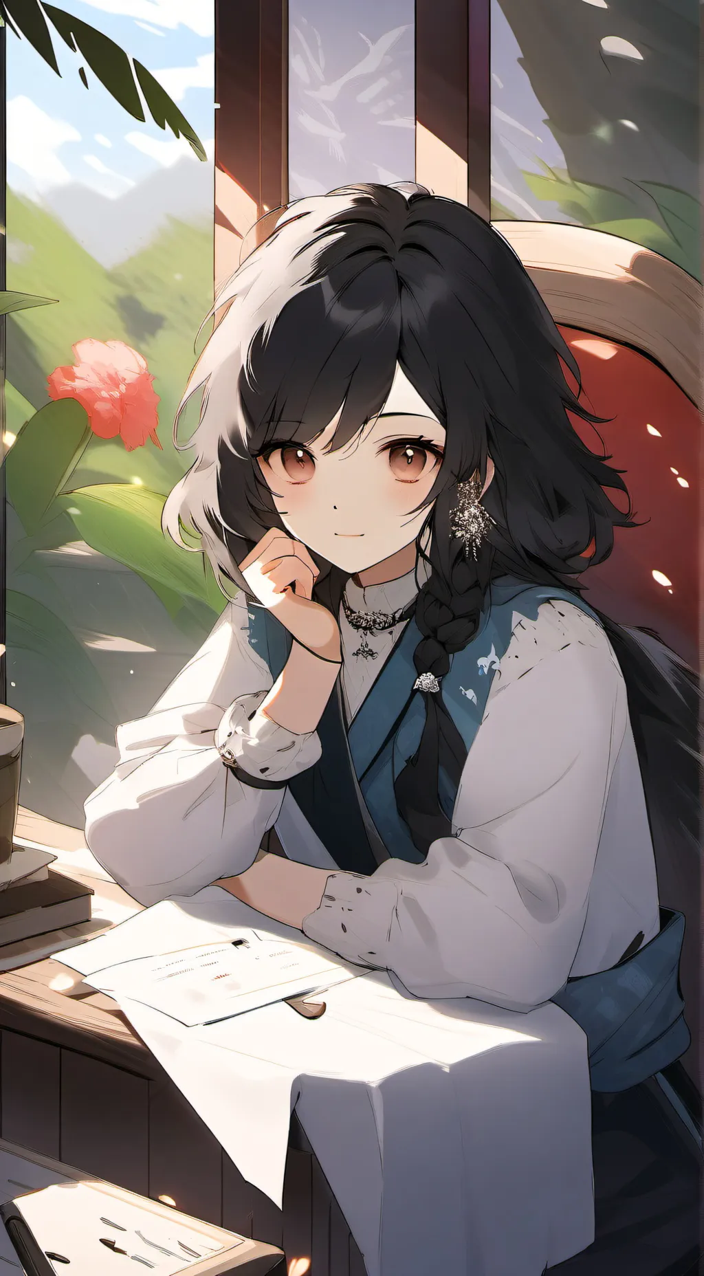 ai character: la de siempre  background