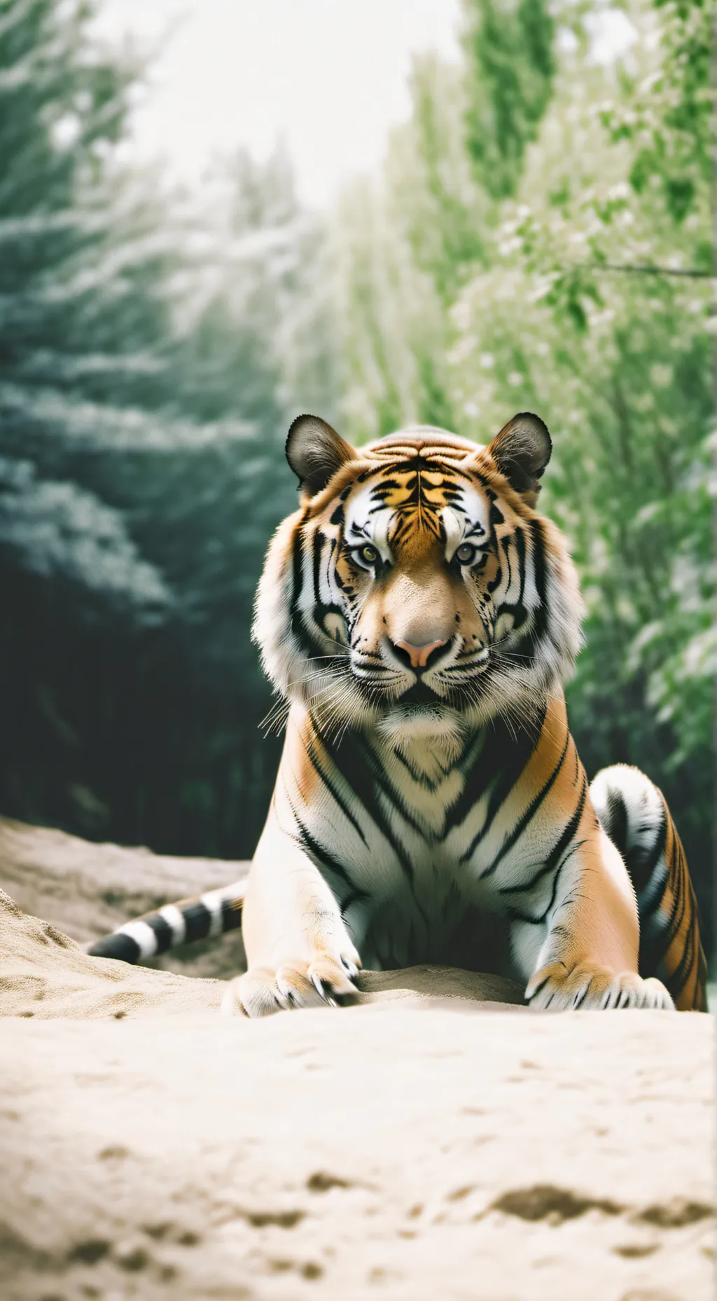 ai character: Tiger background