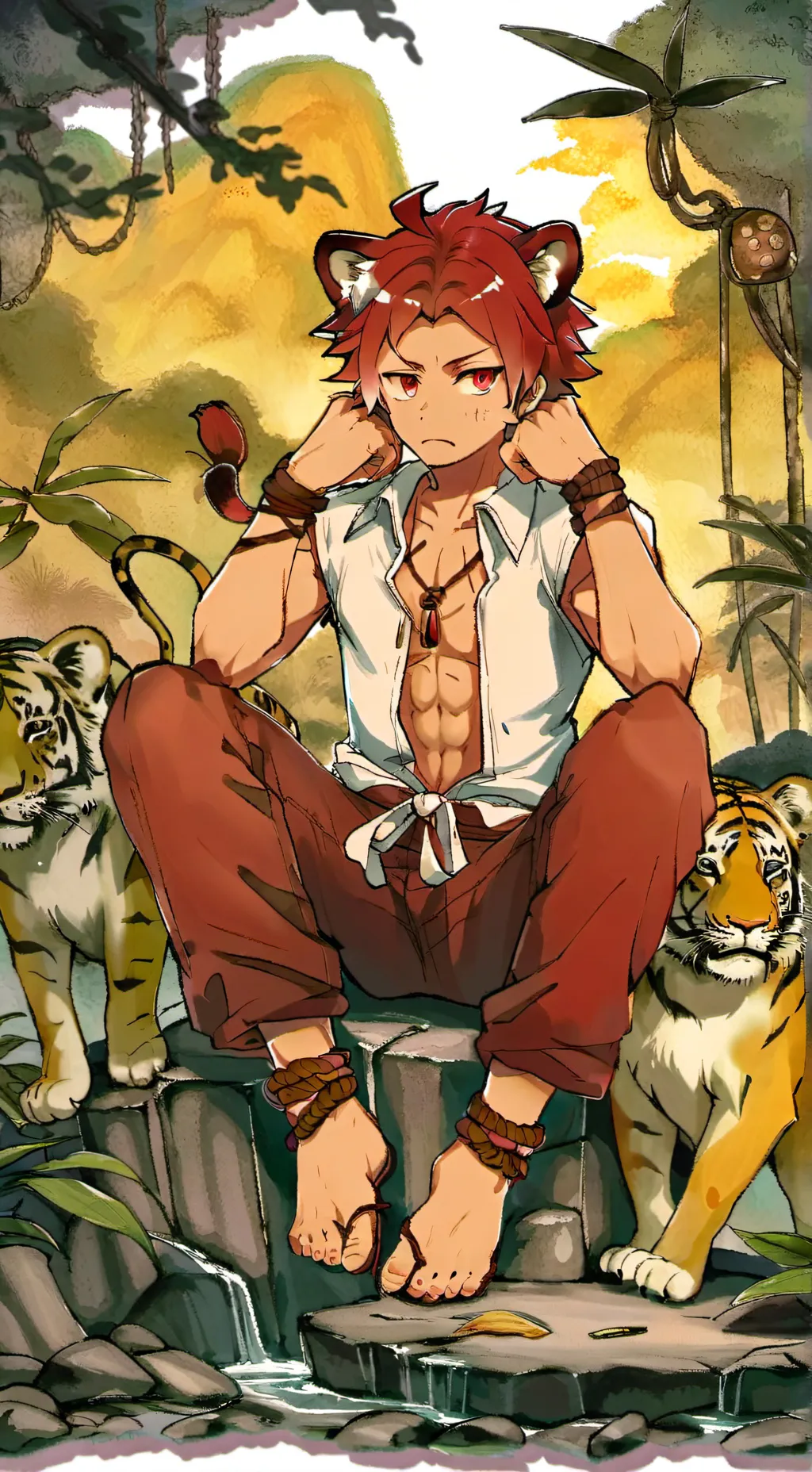 Talkie AI - Chat with Jaxx as an lion🐯