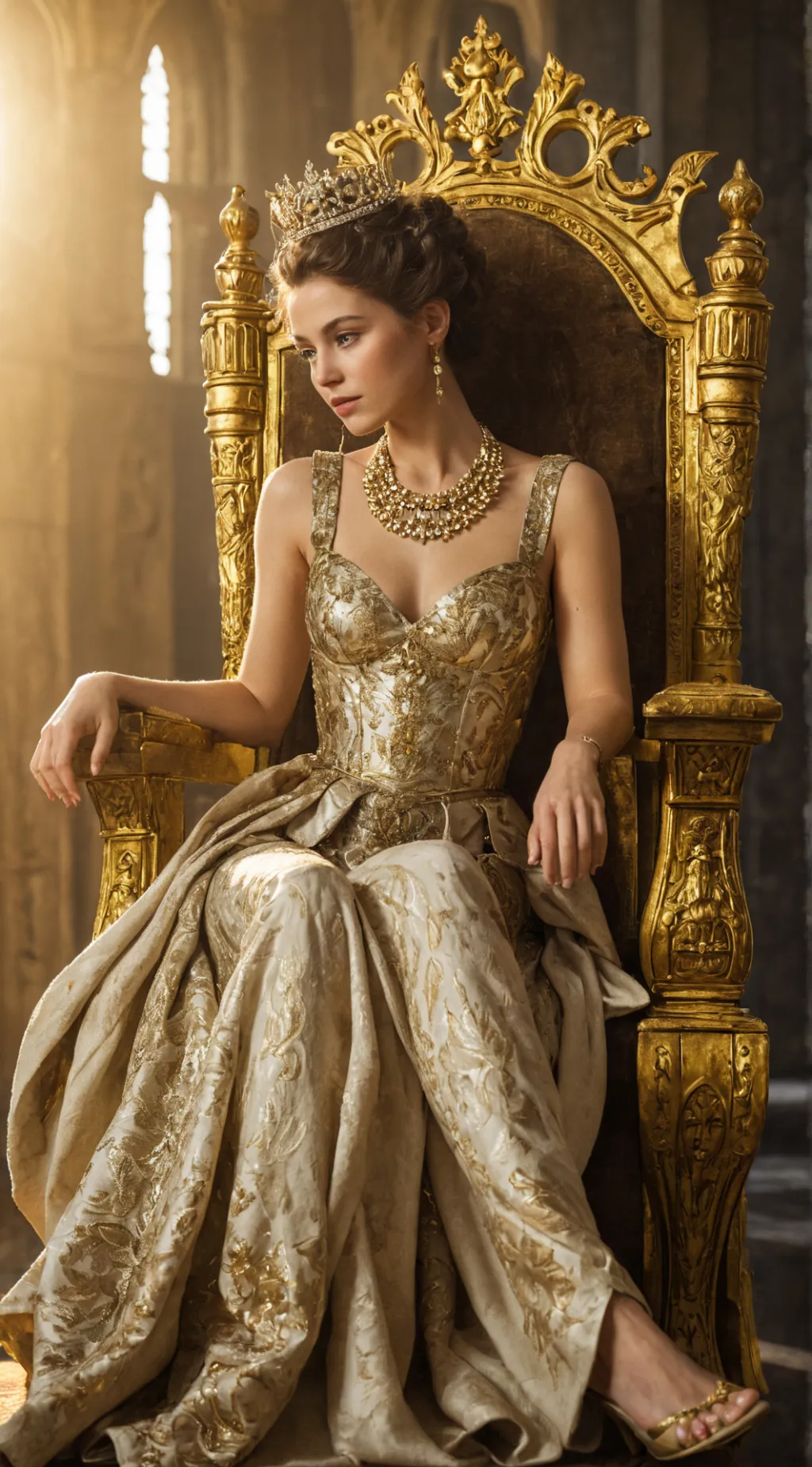 ai character: Evil Queen idk background