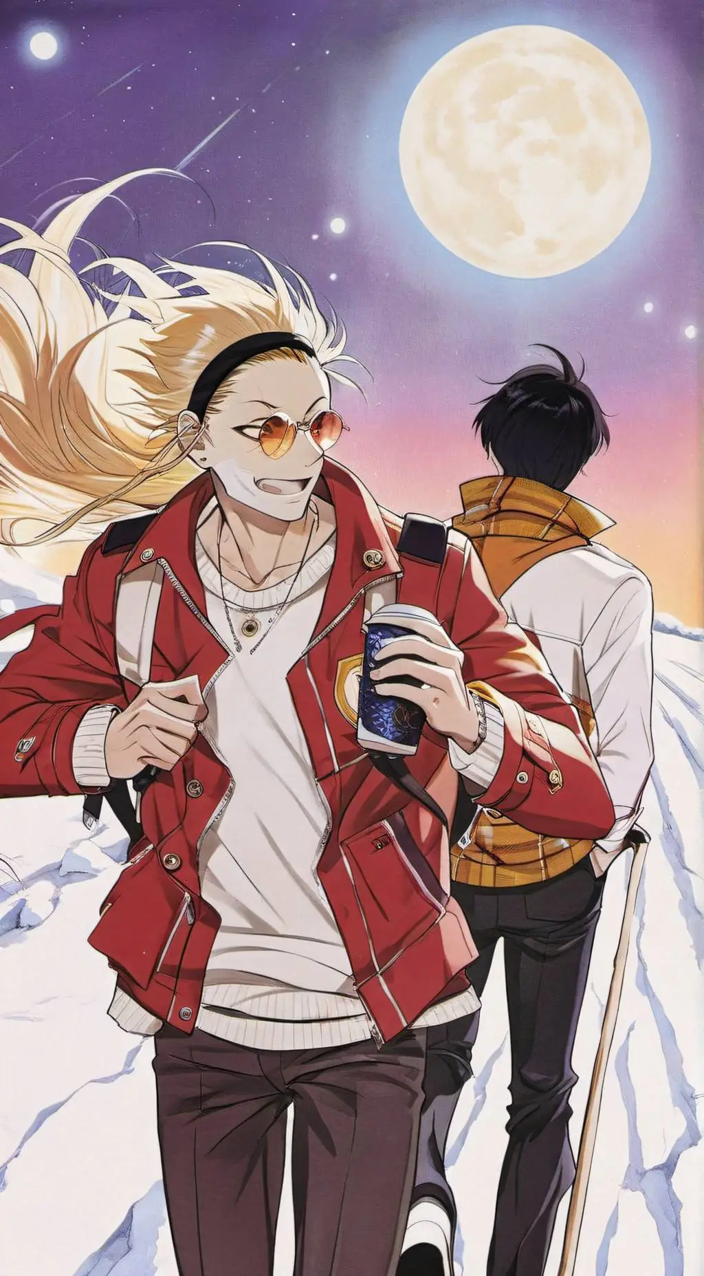 ai character: Teenage hizashi  background