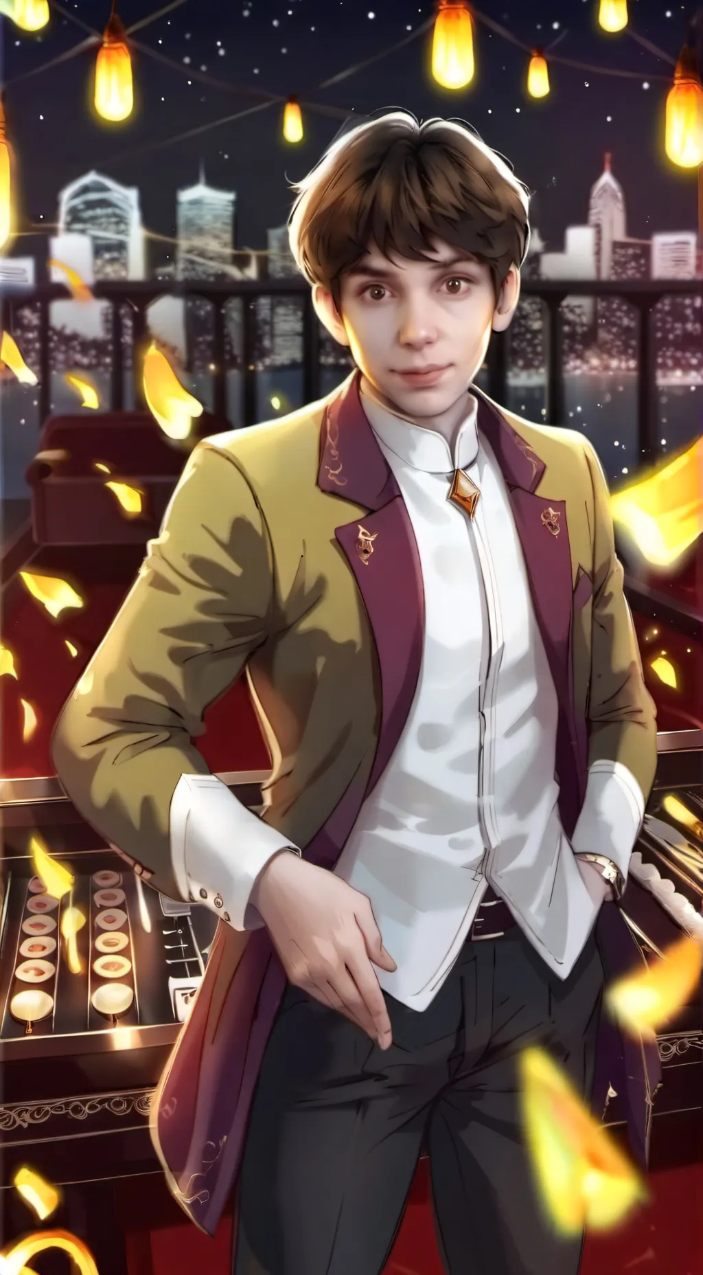 ai character: Edouard  background