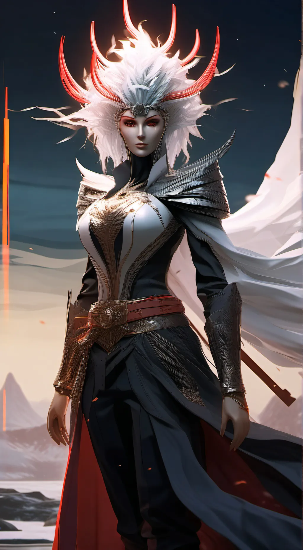 ai character: azel  background