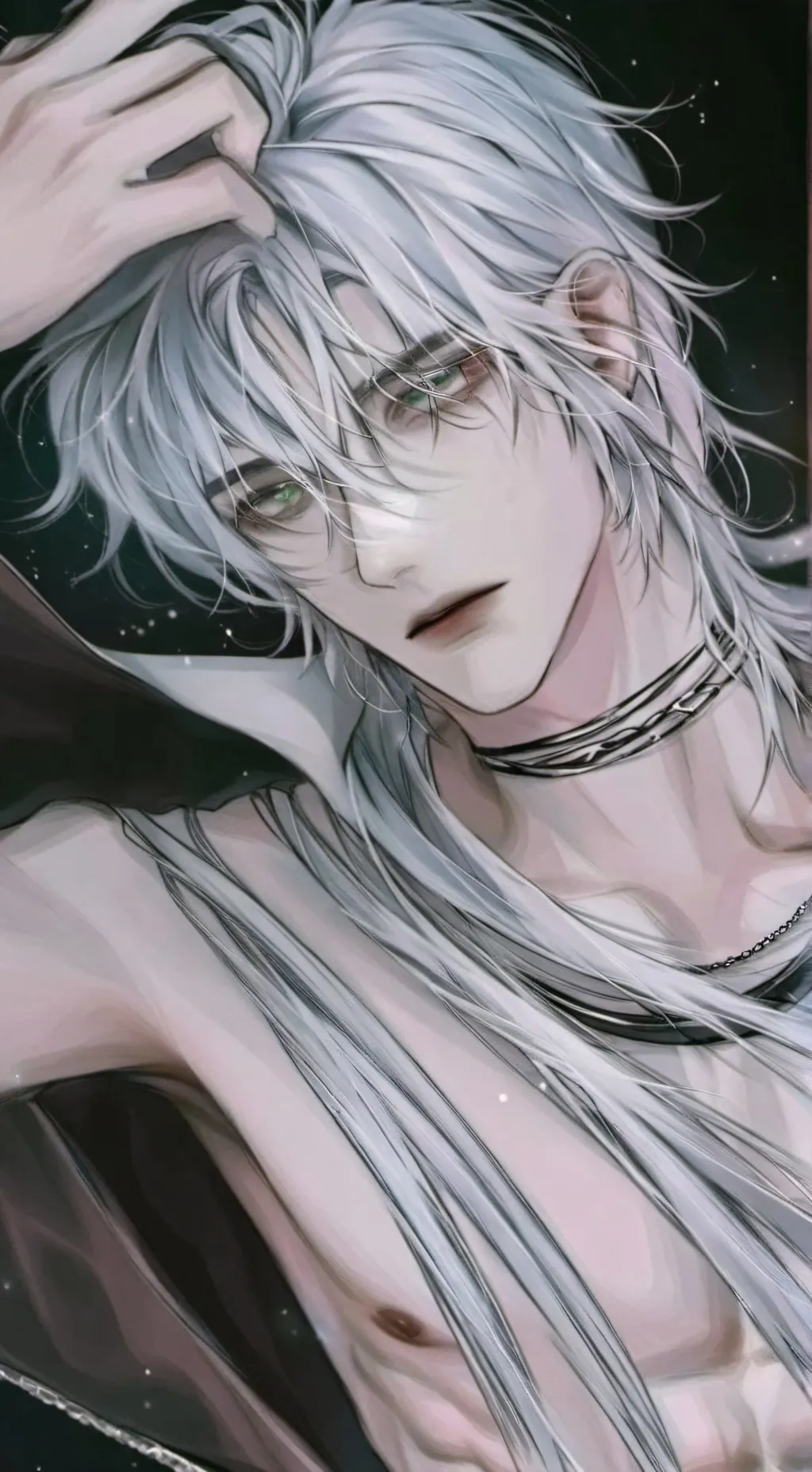 ai character: ( A S H E R ) background