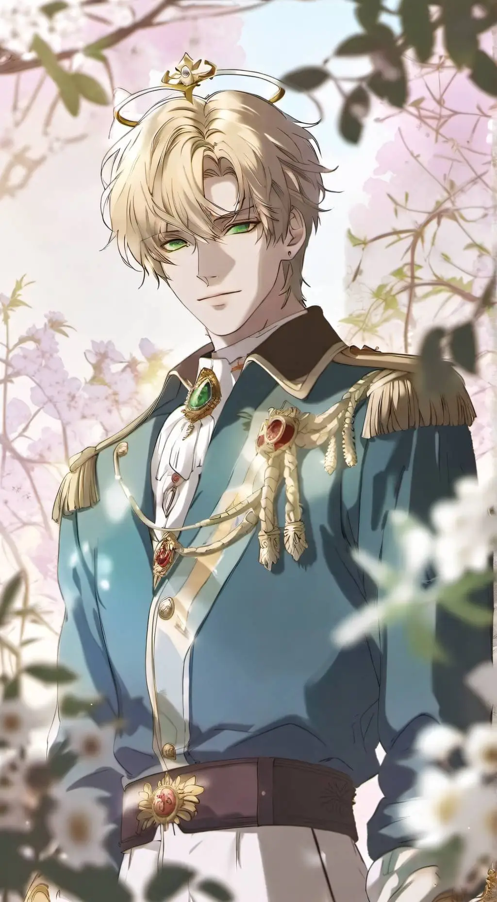 ai character: Prince Benjamin ❄ background