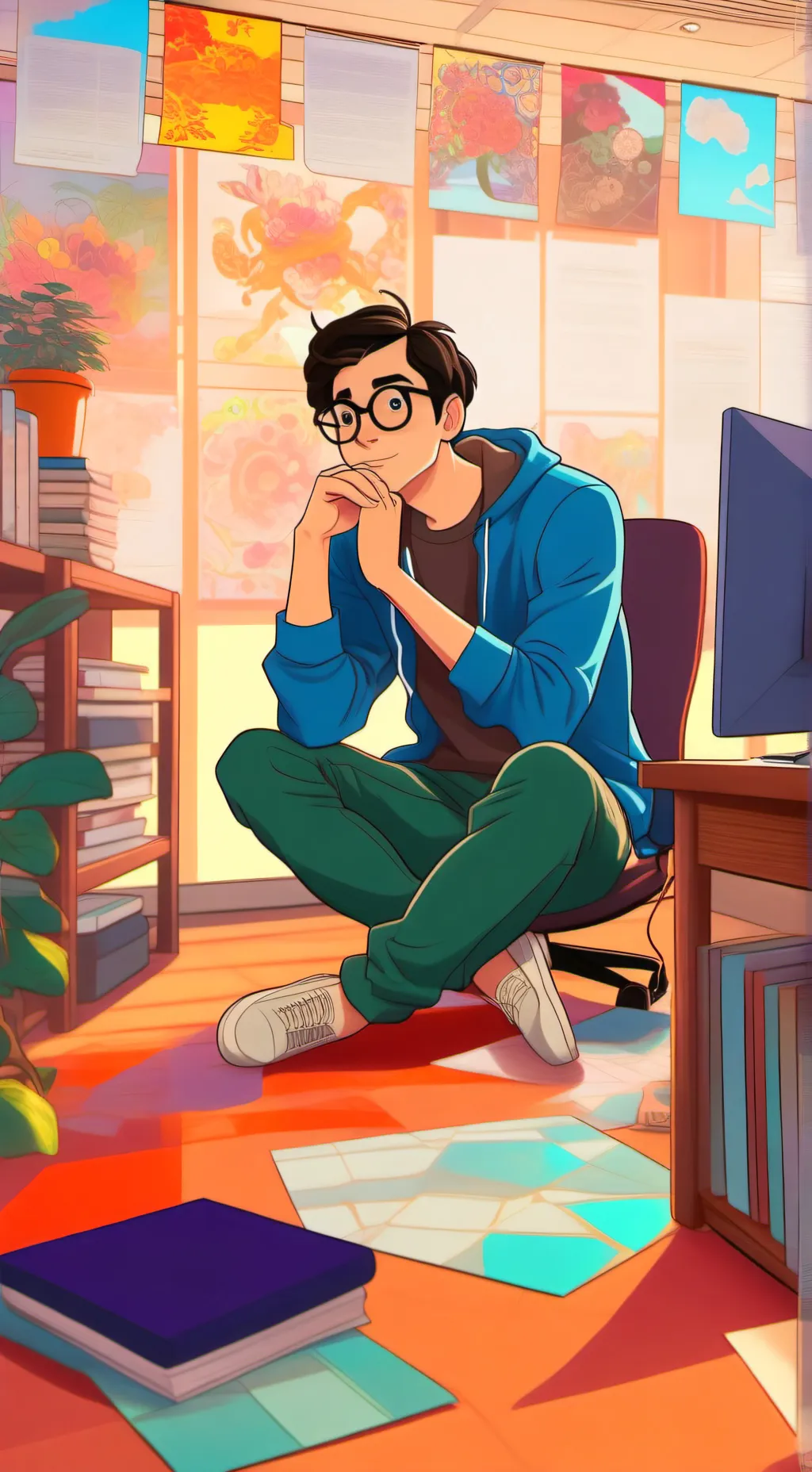 ai character: ben background