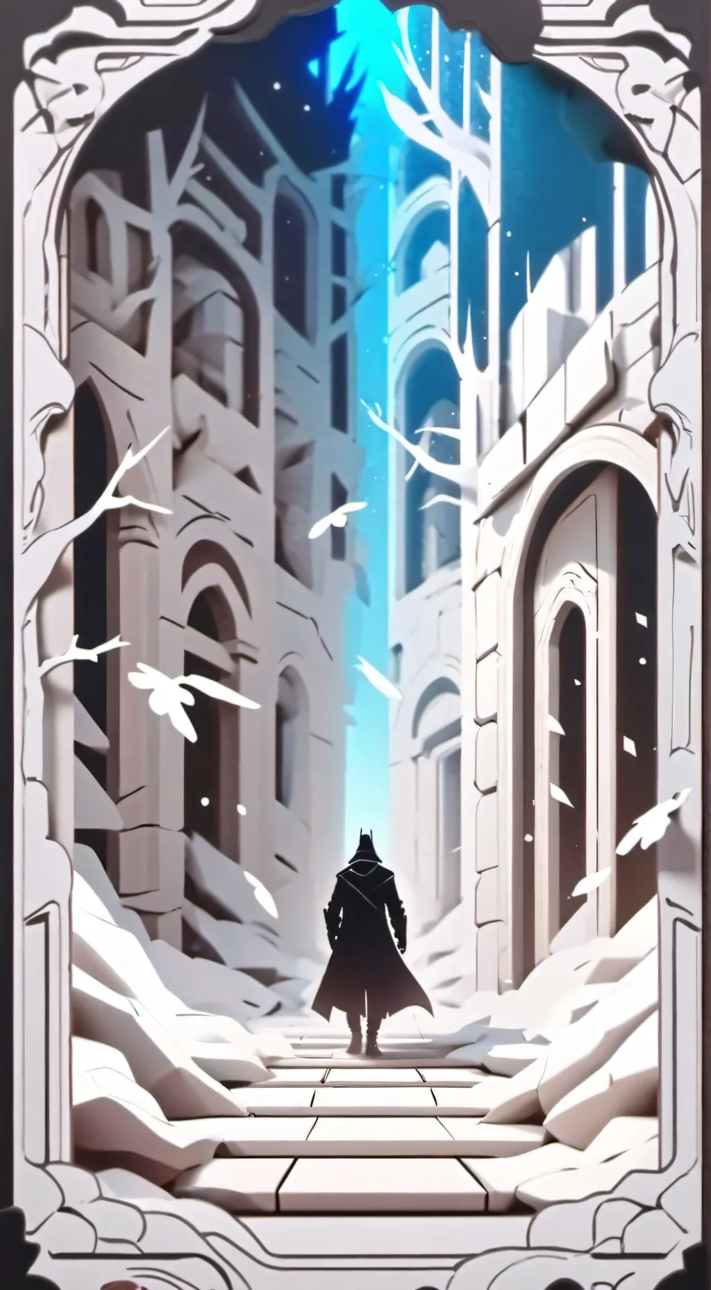 ai character: sprunki xmas background