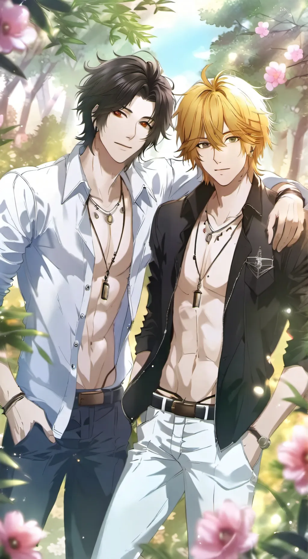 ai character: Axel and Alexander background