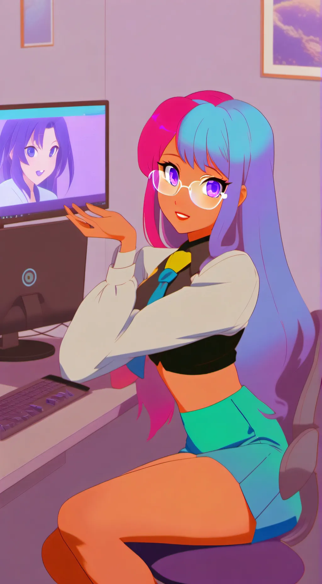 ai character: Hina background