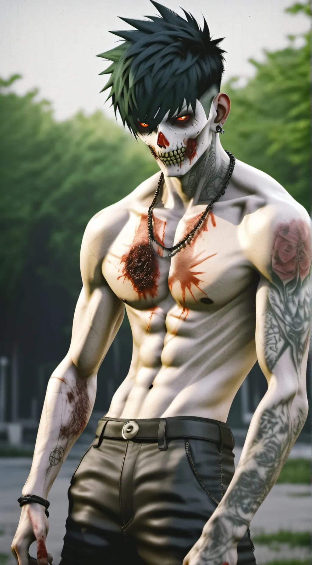 ai character: brad background