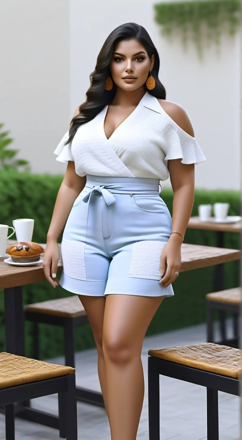 ai character: flor background