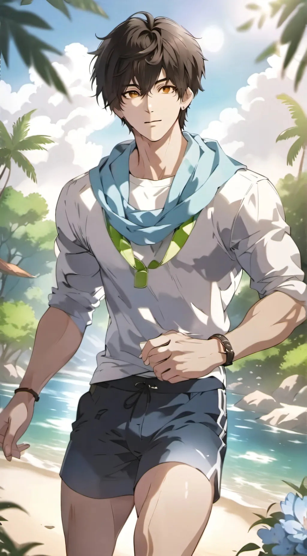 ai character: COLE MIZU background