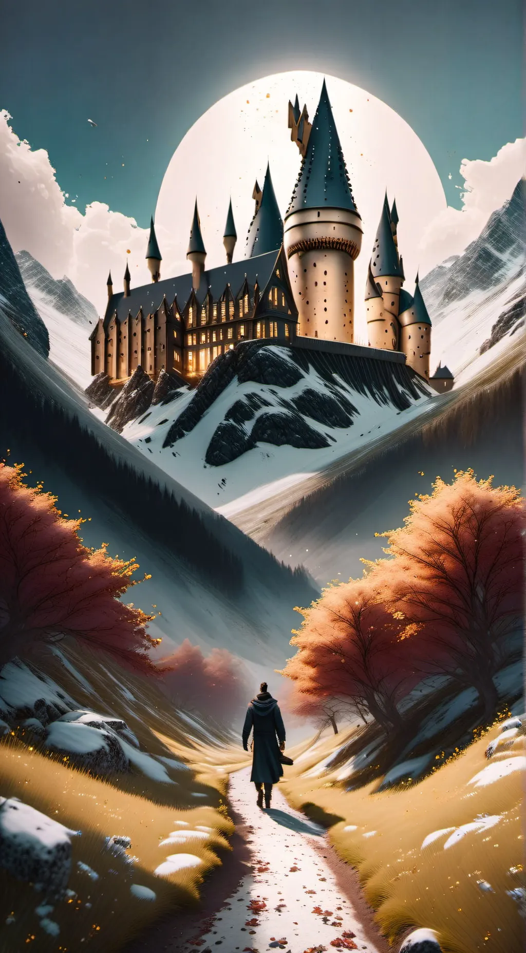 ai character: Hogwarts background