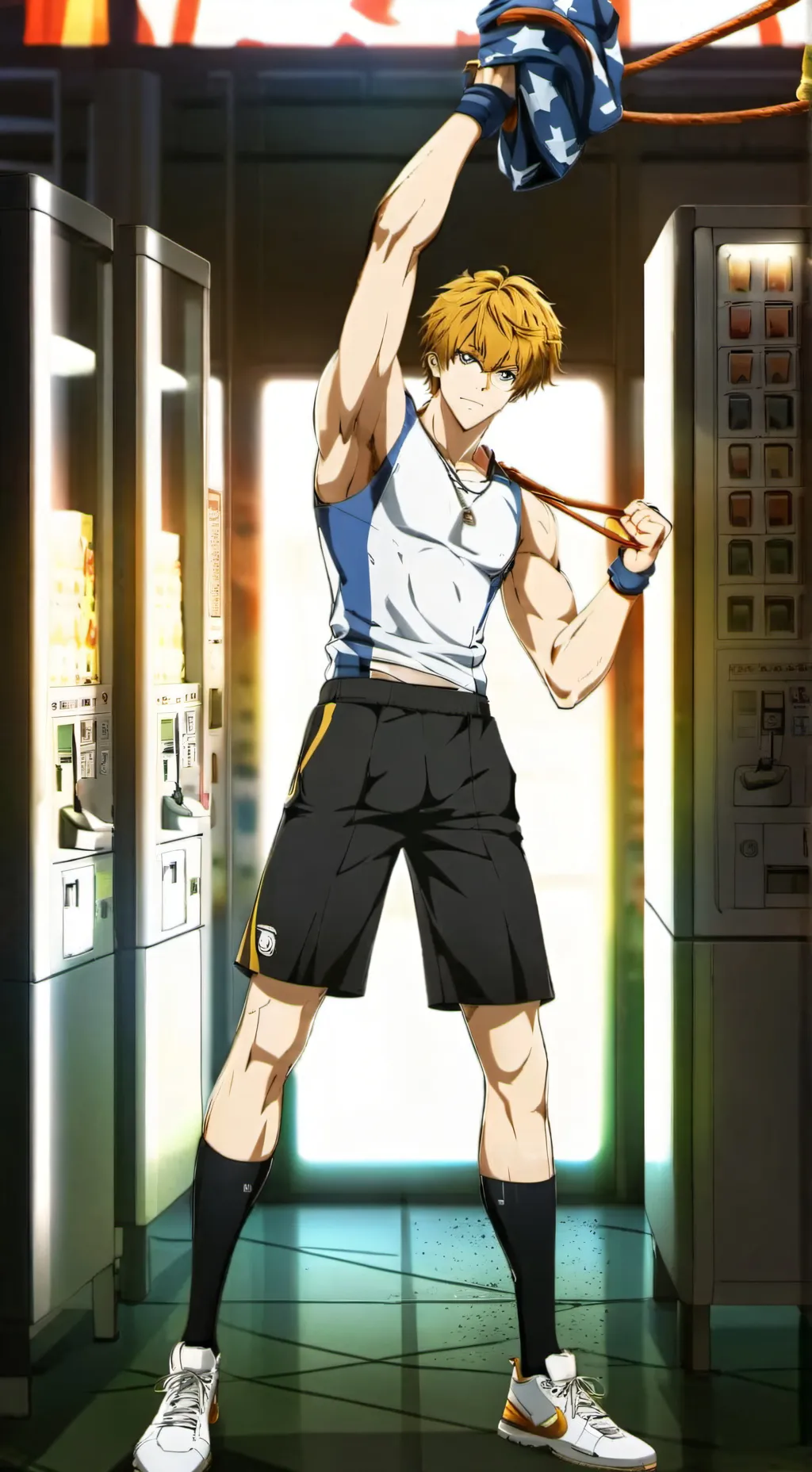 ai character: Bakugou  background