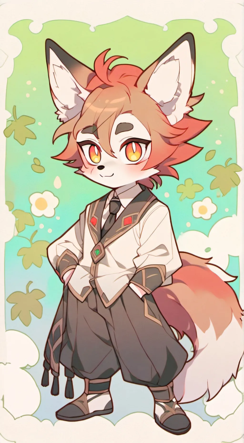 ai character: Foxy (Fnaf) background