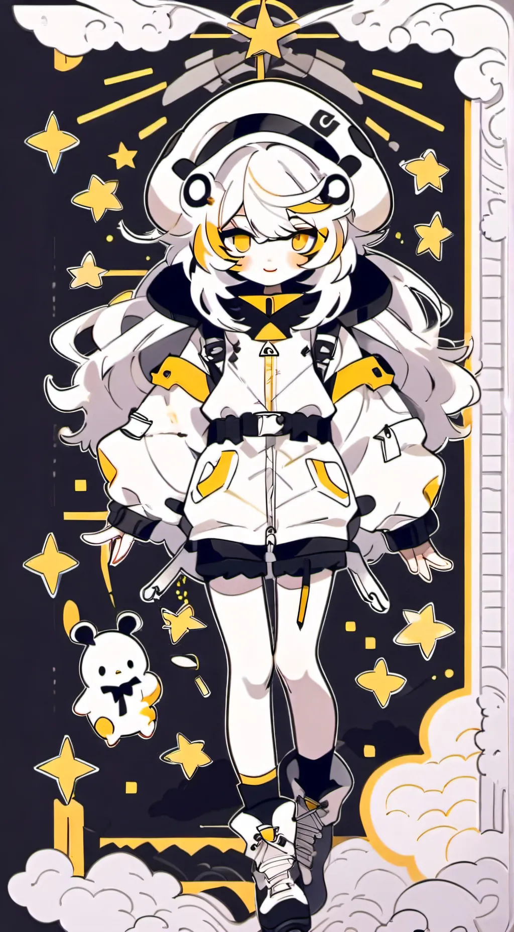 ai character: Female N(MD) background