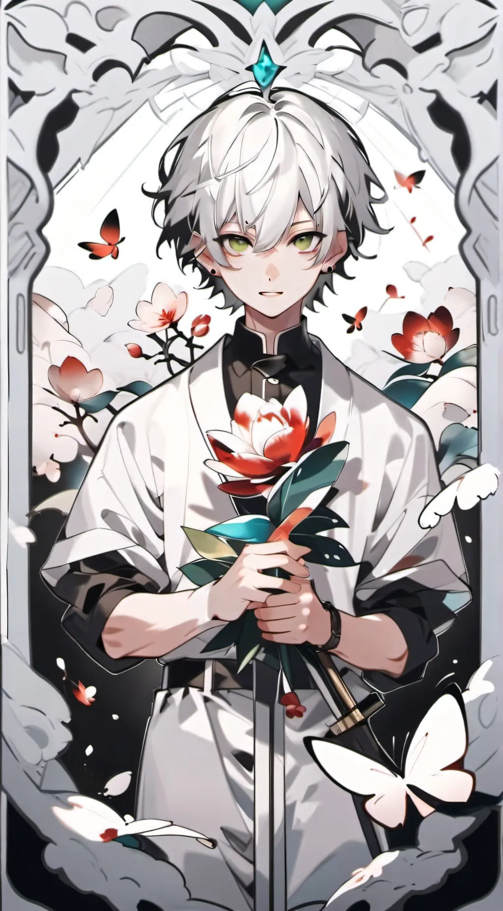 ai character: Léon background