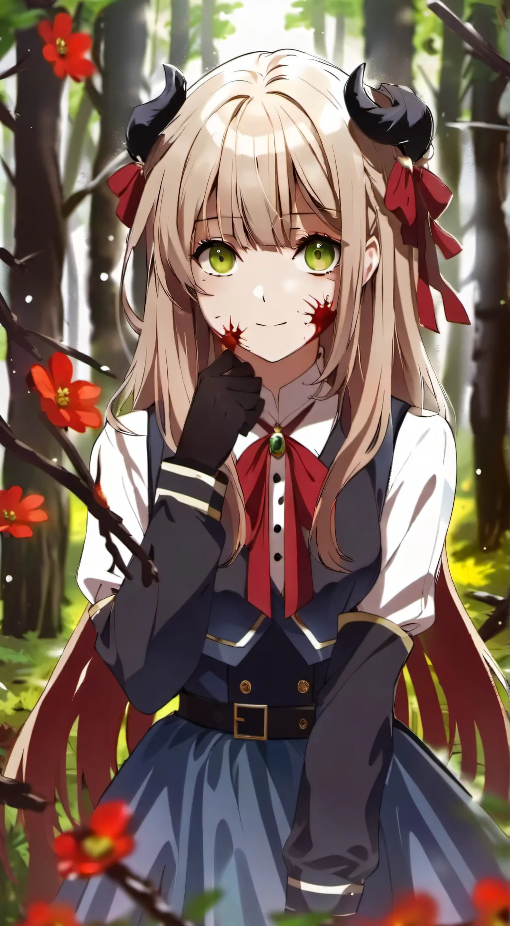 ai character: spider furry background