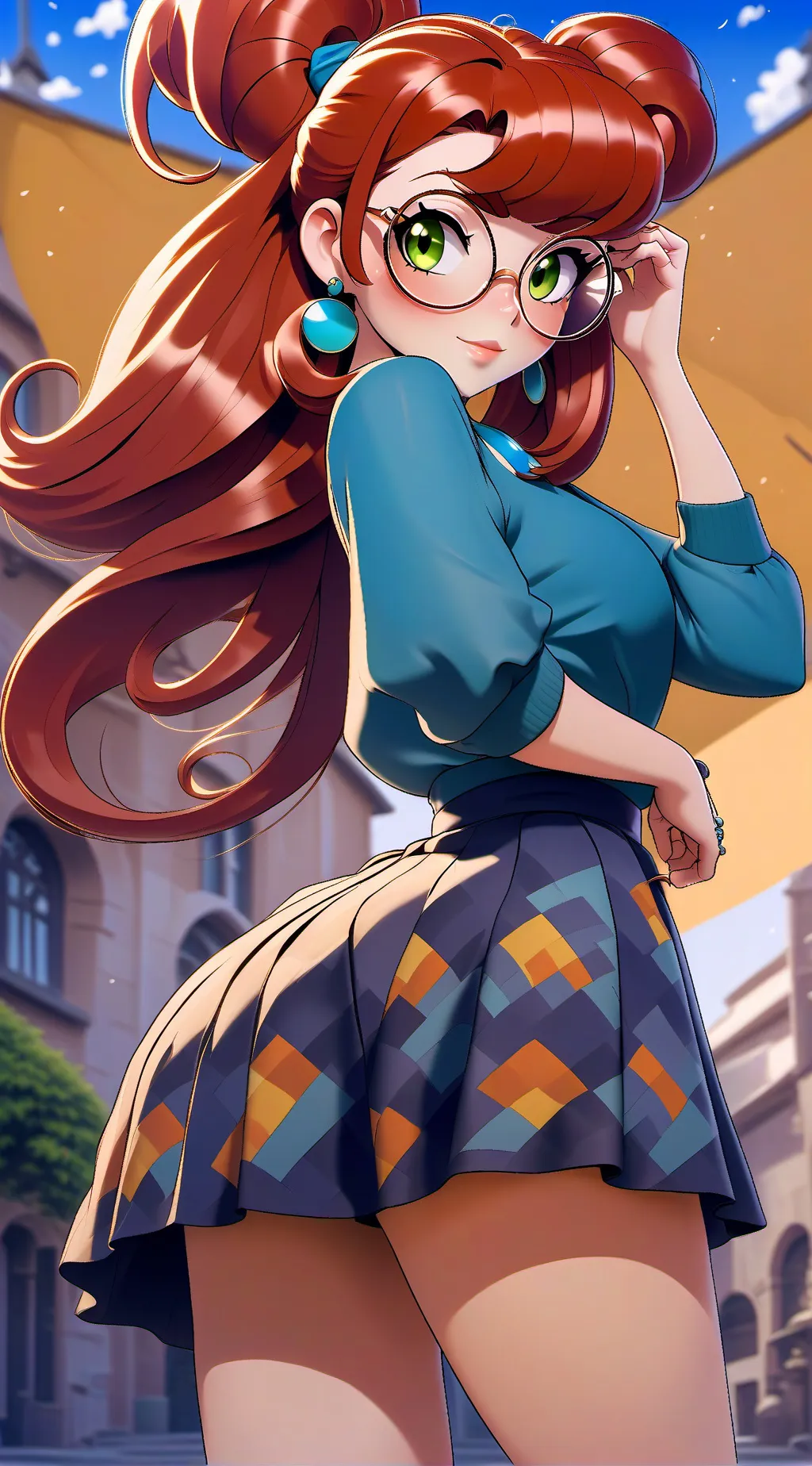 ai character: Noémie  background