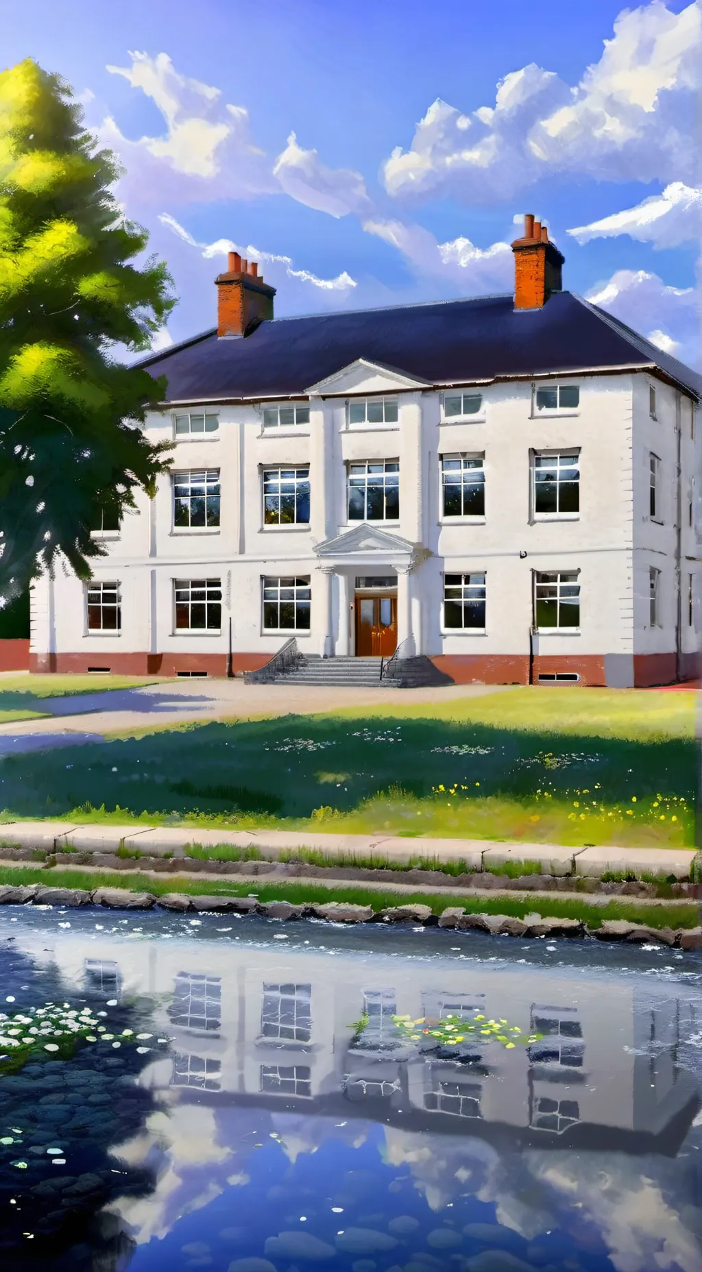 ai character: Redhill Academy background