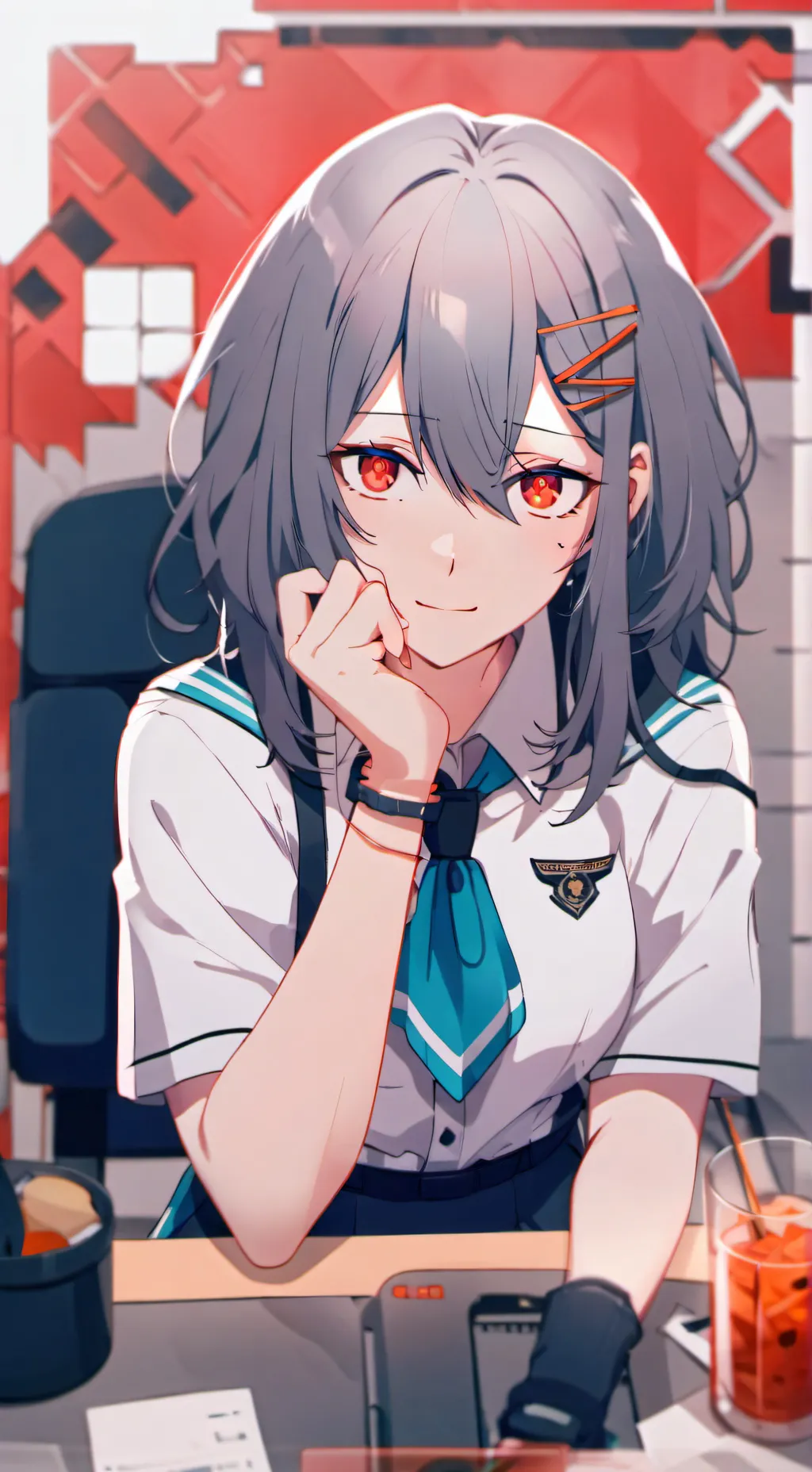 ai character: Ayano aishi  background