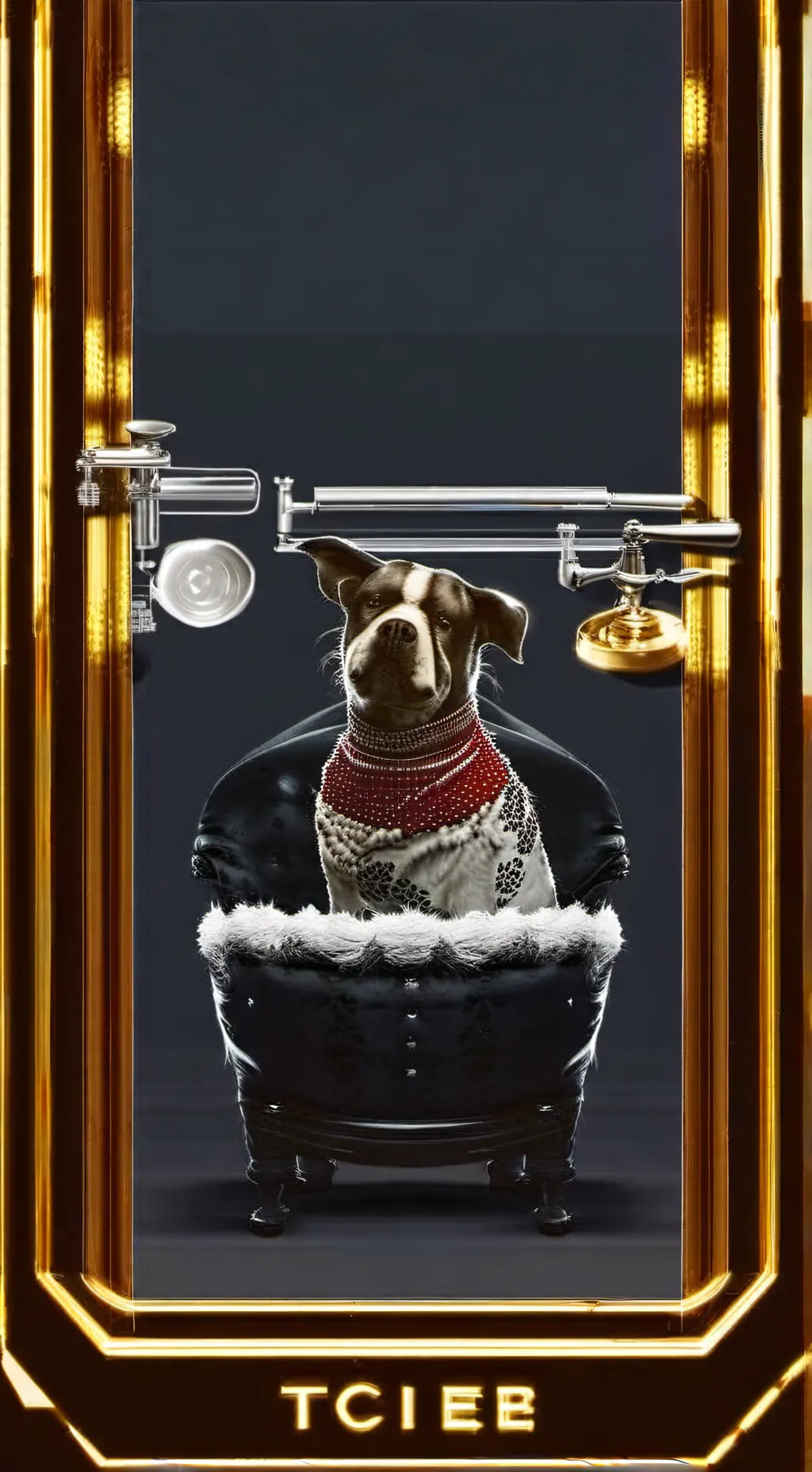 ai character: rich dog background