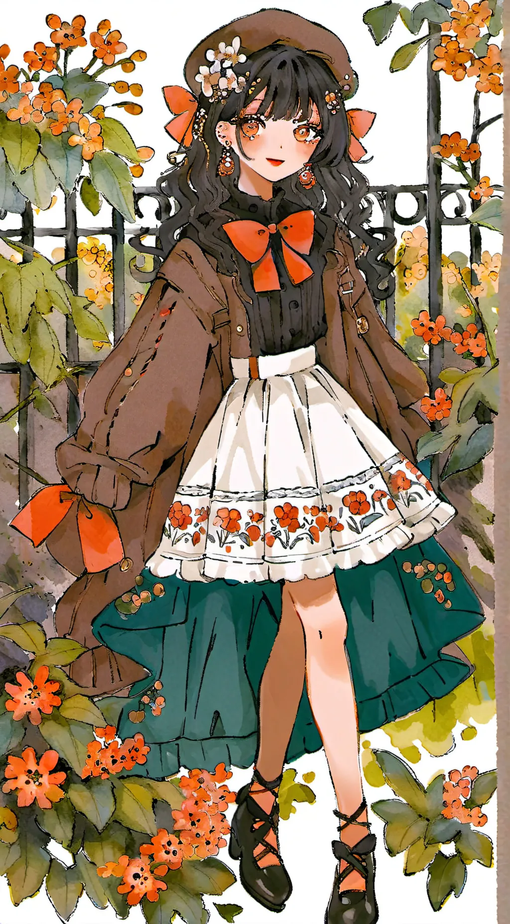 ai character: vivian e Kella background