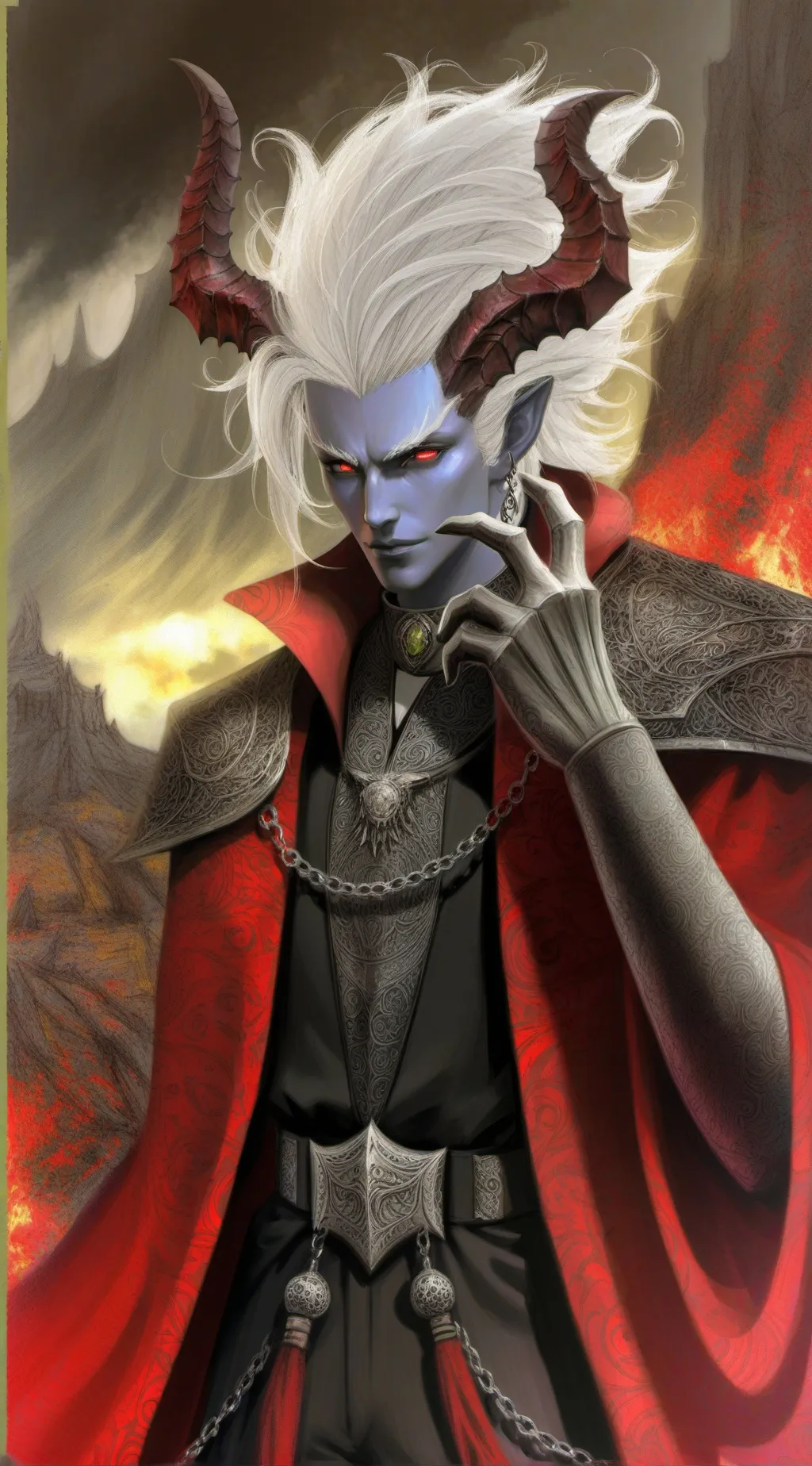 ai character: Lucien background