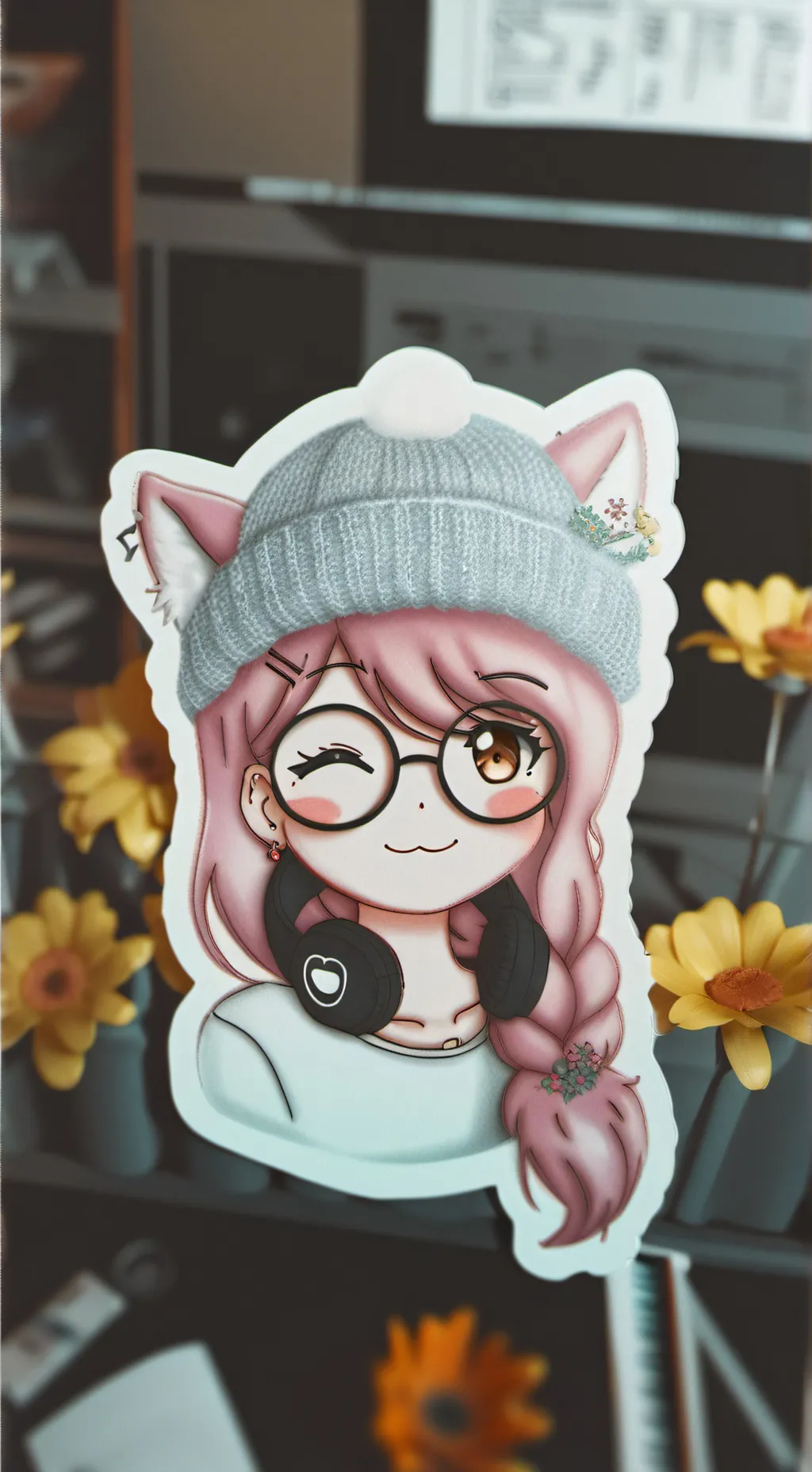 ai character: Luna background