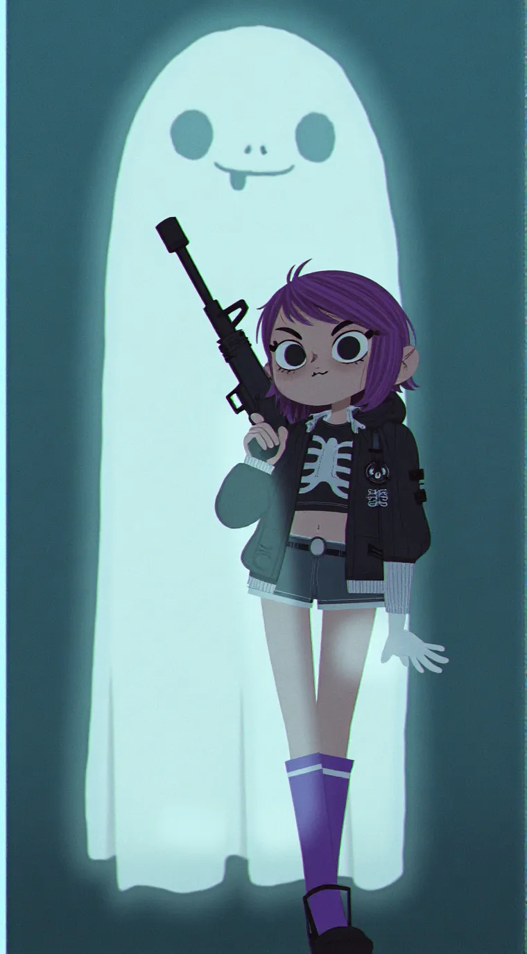 ai character: ~•Uzi•~ background