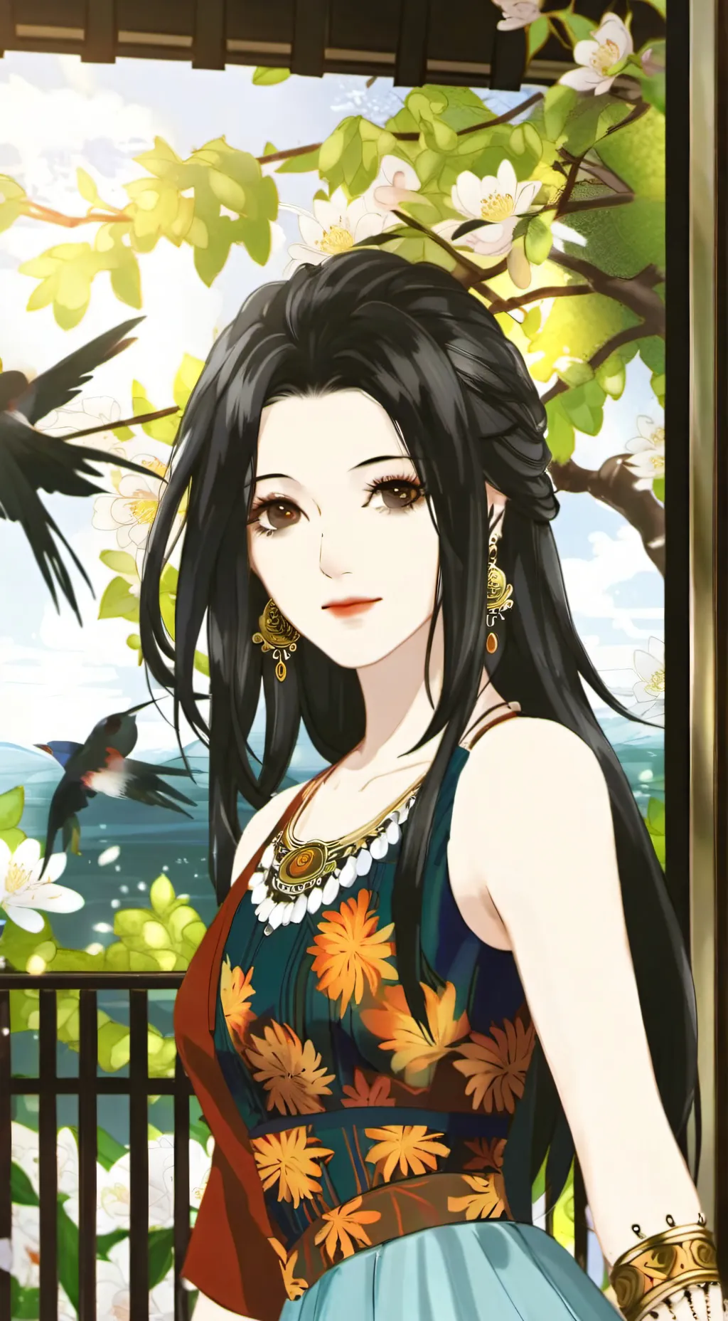 ai character: Maya background