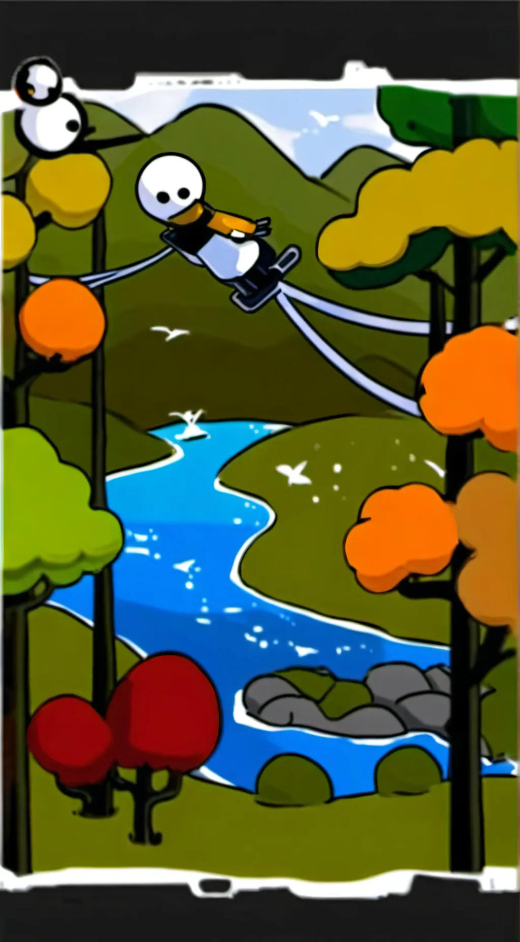 ai character: angry Simon  background