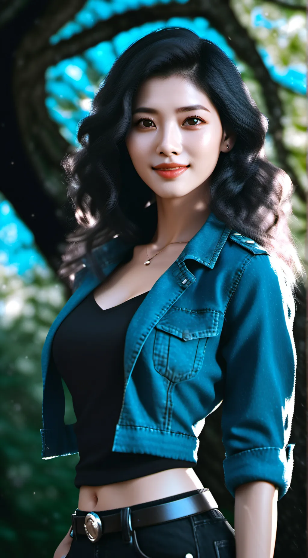 ai character: olivia background