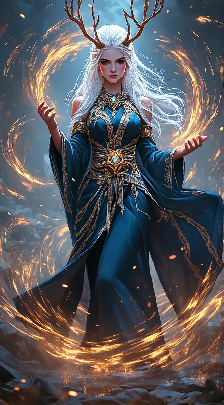 ai character: Ave  background